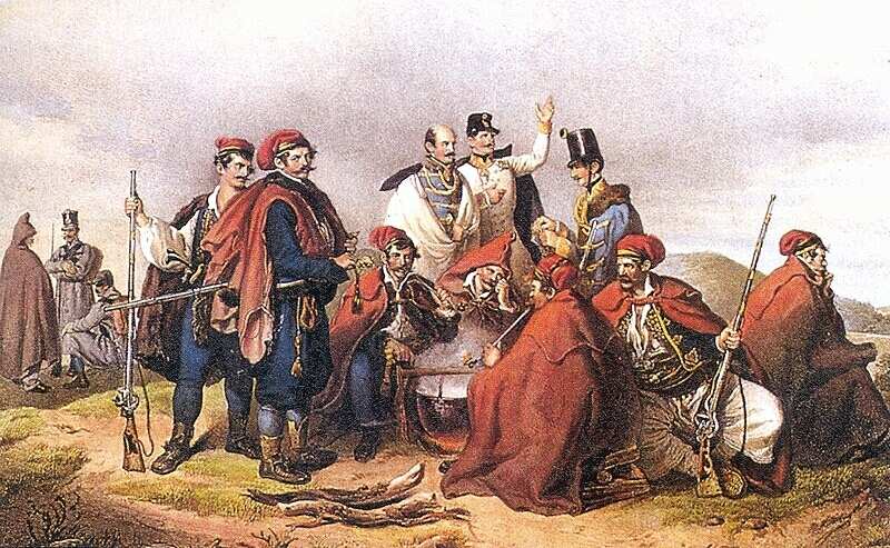 Jellacic katon�i k�zt 