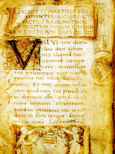 Galeotto Marzio k�zirata 