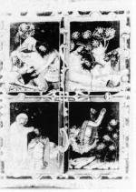 76. Szent L�szl�-legenda. A kun lenyakaz�sa, pihen�s. Szent L�szl�t Sz�z M�ria gy�gy�tja. 