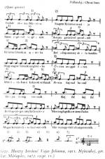 112. „Feh�r r�zsa M�ria” kezdet� im�ds�g dallama. Lejegyezte Olsvai Imre (Erd�lyi Zsuzsanna: 