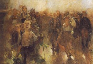 Holl�sy Simon:R�k�czi-indul�, v�zlat - 1899(Nagy�that� k�p)