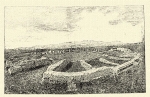 822. Az aquincumi amphitheatrum l�tk�pe keletr�l.
