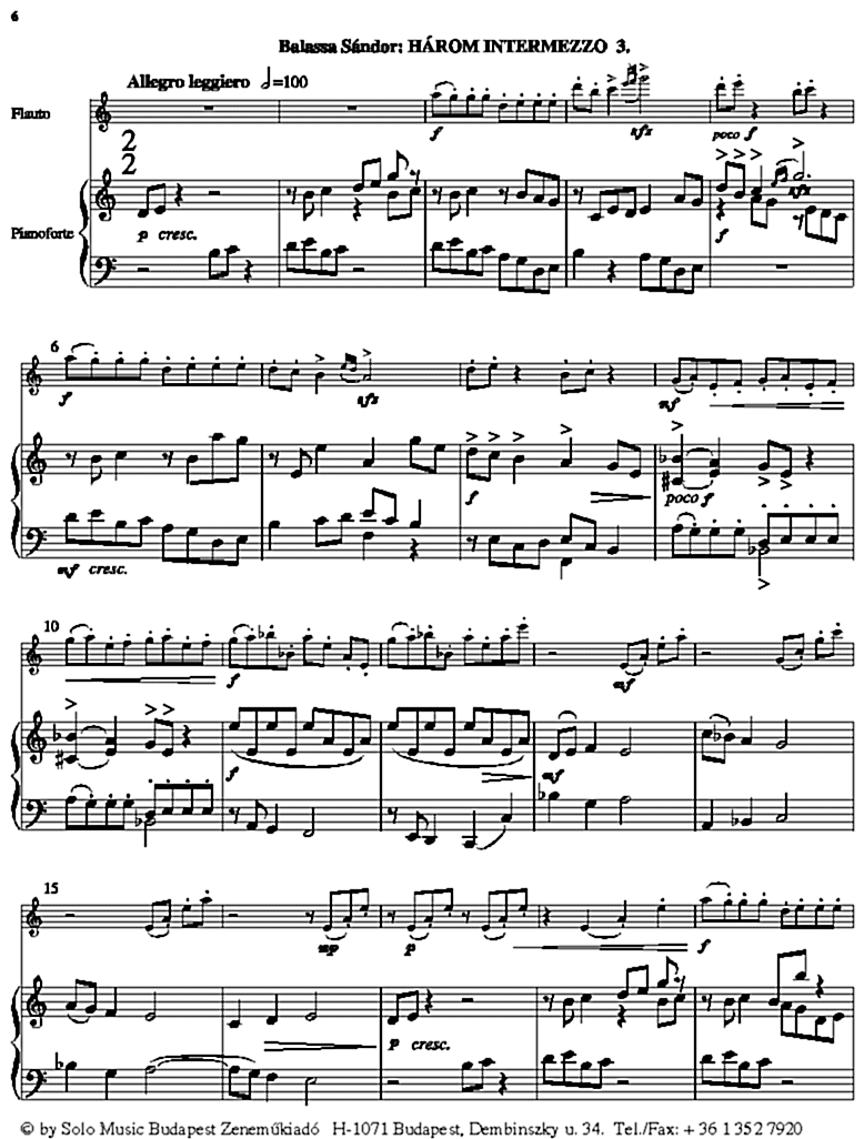H�ROM INTERMEZZO III.  1. oldal