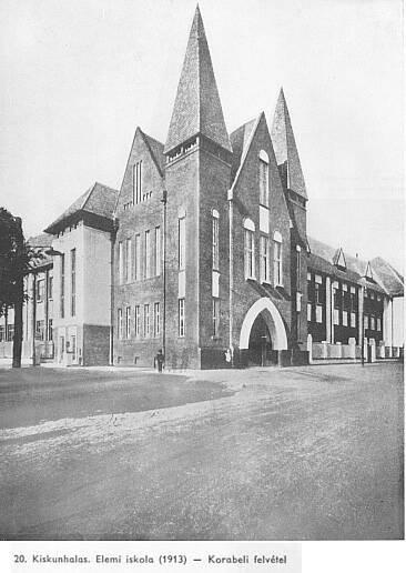 20. Kiskunhalas. Elemi iskola (1913) � Korabeli felv�tel