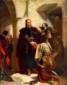 Bencz�r Gyula: Hunyadi L�szl� b�cs�ja (1866)