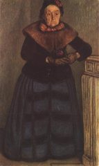 Rippl-R�nai: �regasszony iboly�val, 1895 (Nagy�that� k�p)