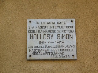 Holl�sy Simon eml�kt�bl�ja a sz�l�h�z�n.