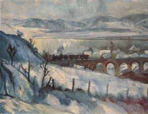 Sz�nyi Istv�n: Viadukt (T�li t�j vas�ttal) 1927