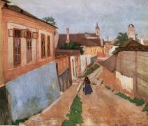 F�nyes Adolf: Utca V�cott - 1904 (Nagy�that� k�p)