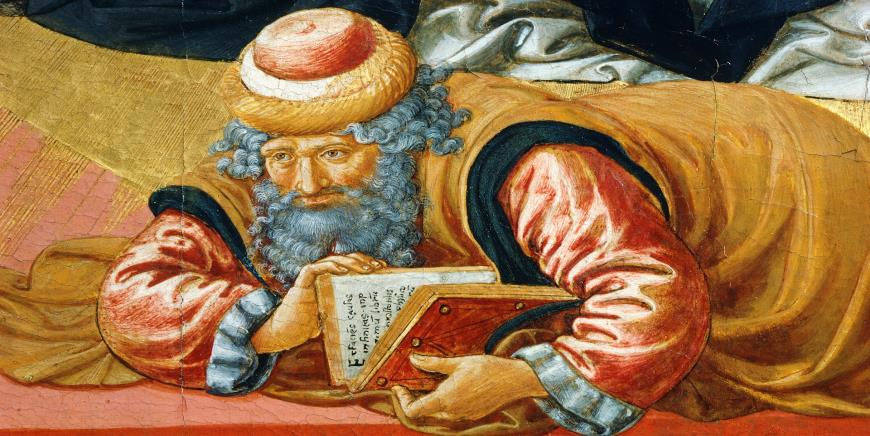 11. kép: Filozófiai nagysága ellenére Ibn Rushdot (Averroës) elbocsátották és írásait elégették. Averroës tizenegy éven keresztül volt Jaakúb al-Manszúr udvarában, amikor a kalifa a filozófus ellenfeleinek intrikáitól befolyására először Córdoba közeli kis helyiségbe, majd Marokkóba száműzte. A vád szerint Averroës az ókoriak filozófiáját művelte az igaz hit rovására. Műveit elégették. Marrákesben halt meg. 